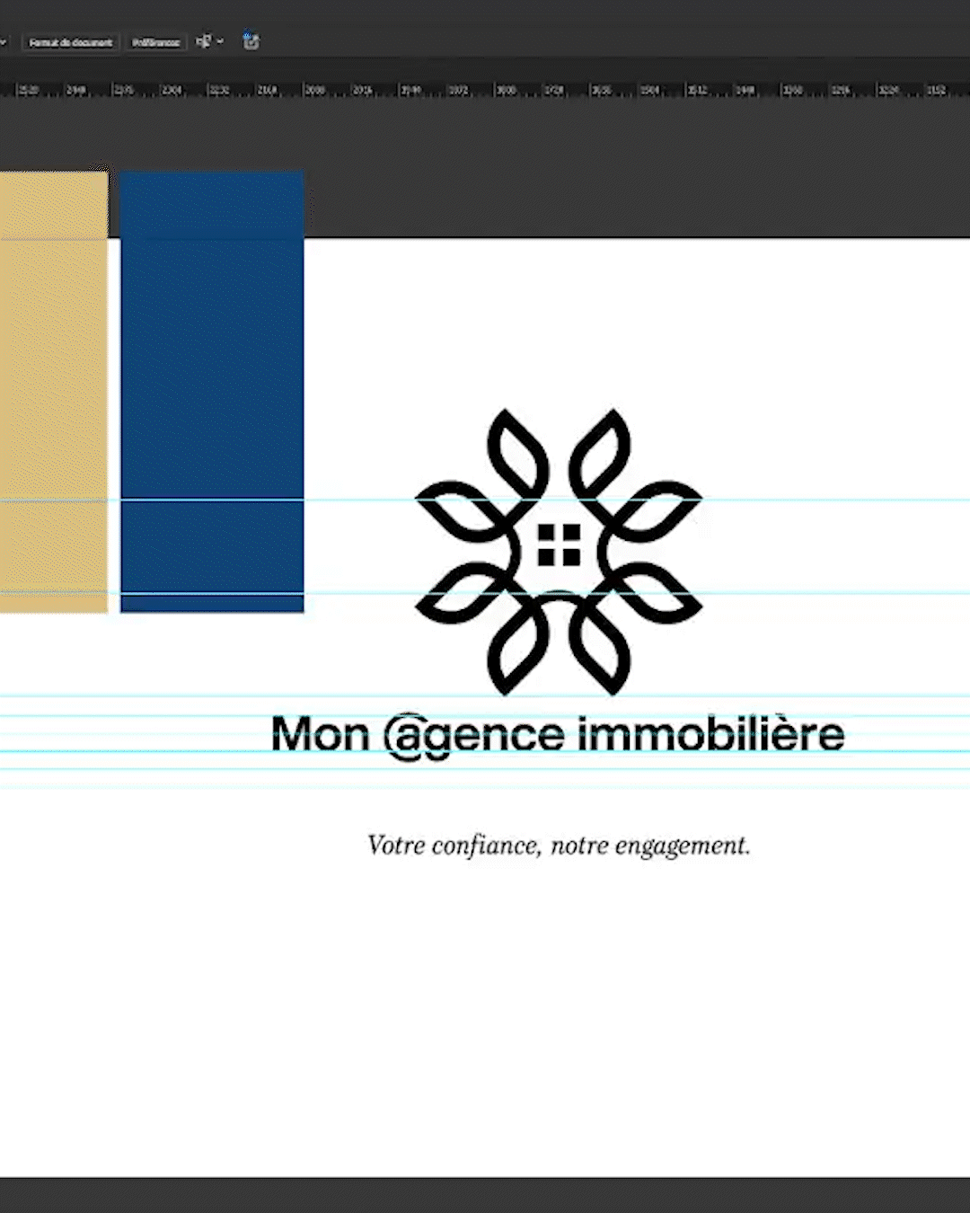 Création d'un logo pour une agence immobilière à Brioude (Haute-Loire)
